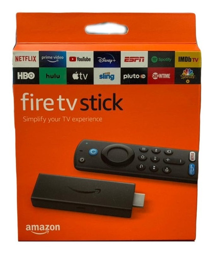 Imagen 1 de 4 de Amazon Fire Tv Stick Alexa Controles Tv 3ra Generación 2021