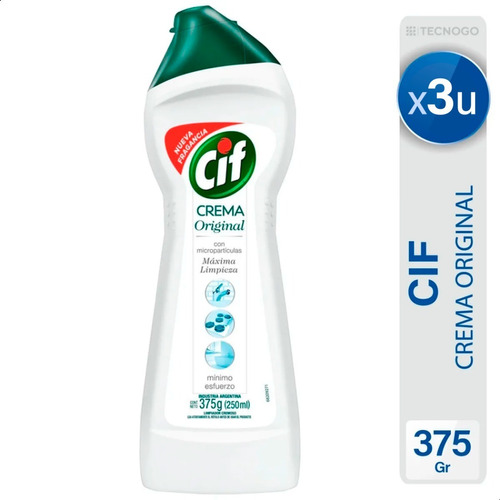 Cif Crema Original Limpiador Multiuso X3 - Mejor Precio