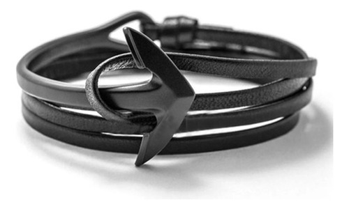 Pulsera Hombre Pulsera Cuero Genuino Brazalete Hombre Ancla