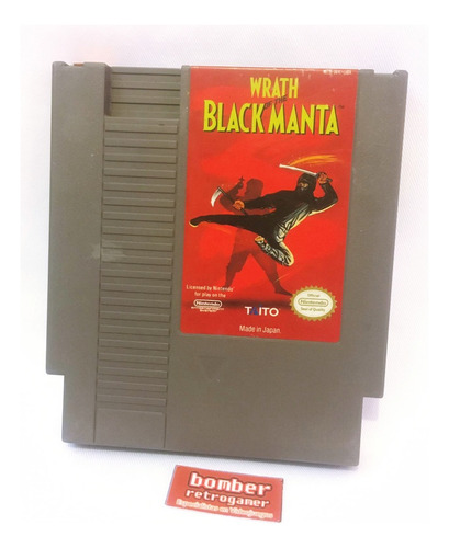 Juego Nintendo Wrath Black Manta Nes