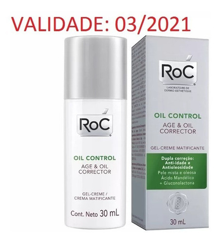 Corrector Anti-idade Roc Oil Control Age & Oil Control 30 ml