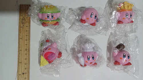 Lote De 6 Minifiguras Kirby 5 Cm
