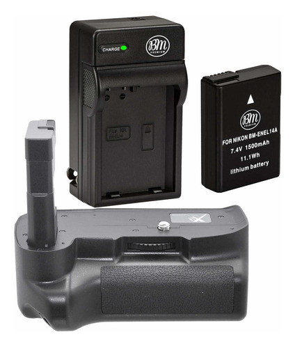 Kit Agarre Bateria Para Camara Nikon Digital Slr Incluye