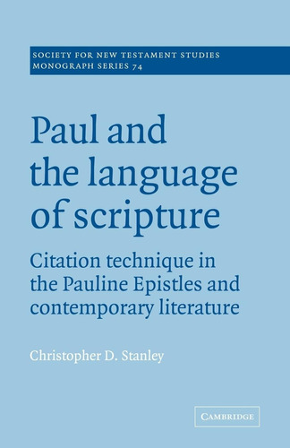 Libro: En Inglés Pablo Y El Lenguaje De Las Escrituras Citat