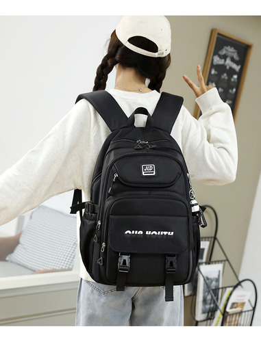 Mochila Impermeable De Gran Capacidad For Estudiantes De Mo