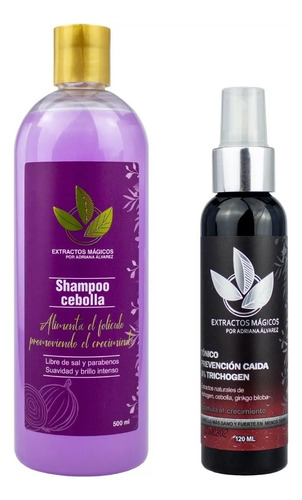 Shampoo Cebolla +tónico Capilar - mL a $161