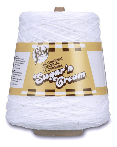 Hilo Para Conos Lily Sugar N Cream, 400 G, Color Blanco