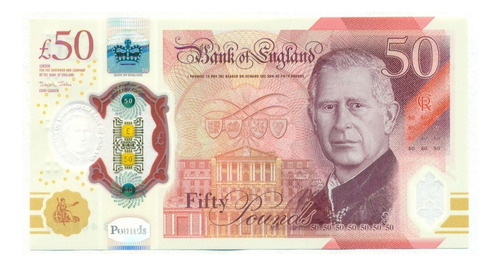 Inglaterra 50 Libras Coleccion Año 2023 Sin Circular Unc
