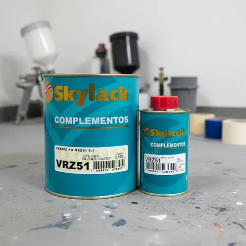 Kit 9 Verniz Automotivo Pu Vrz51 C/cat 900ml Skylack | Frete grátis