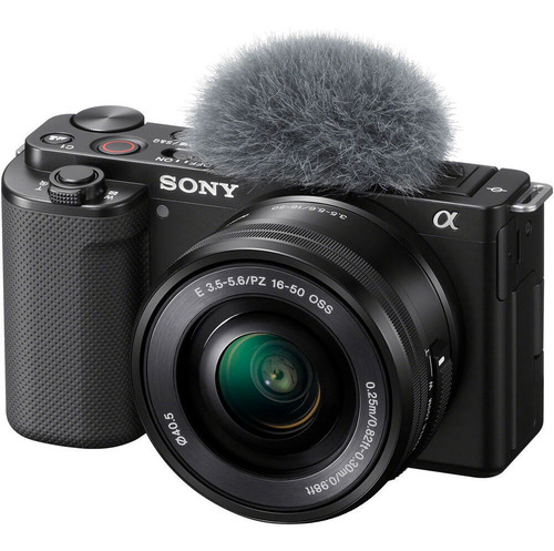 Sony Alpha Zv-e10 Kit Pz16-50mm F/3.5-5.6 Oss - 24,2 Mp Preto