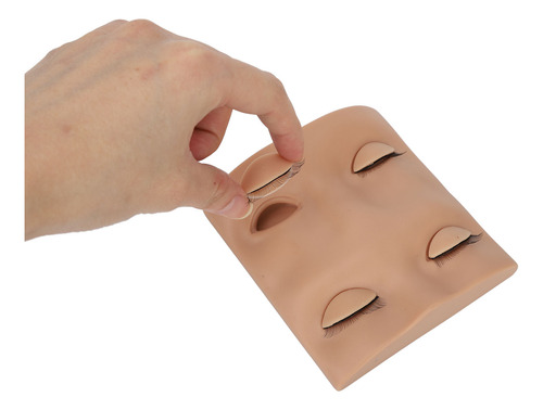 Maniquí De Extensión De Pestañas Con Cabeza De Muñeca Para P