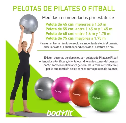 Pelota Pilates Balance Fitness Yoga 75cm