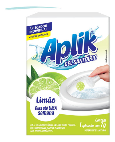 Gel Adesivo Detergente Sanitário Aplicador Dose Única 7g