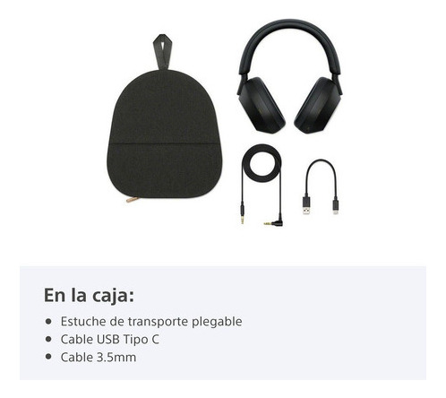 Imagen 3 de 3 de Audífonos Inalámbricos Sony 1000x Series Wh-1000xm5 Yy2954 N