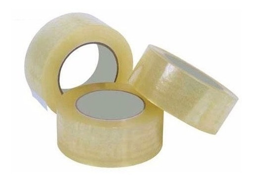 Imagen 2 de 7 de Cinta Adhesiva Para Empaque Ancha 48mm X 200 Yardas X Unidad