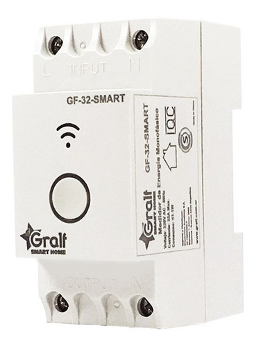 Interruptor Inteligente Wi-fi Riel Din Gralf 32a Smart