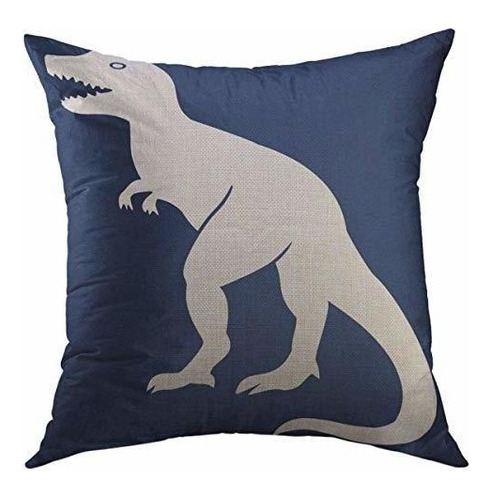 Fundas De Almohadas Decorativas Para Sofá Dinosaurio,azul