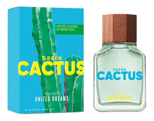 Benetton Cactus For Him Edt 100ml Perfume Para Hombre