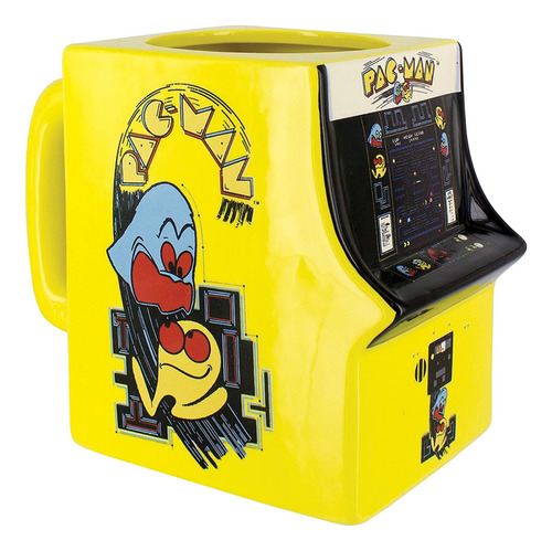 Taza Pacman Maquina Arcade