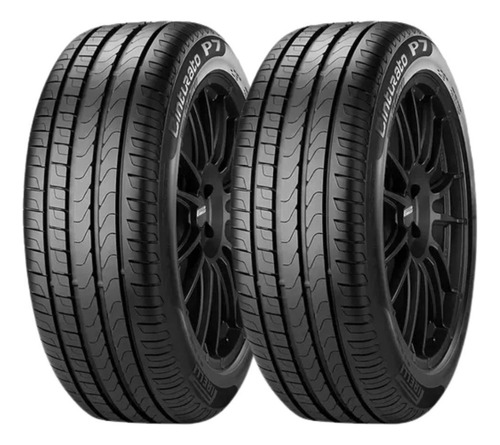 Kit De 2 Pneus Aro 17 215/50r17 Pirelli Cinturato P7 91v