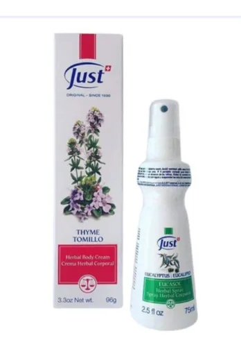 Crema Tomillo 96gr+eucasol 75ml Just Duo Perfecto  Tomillo