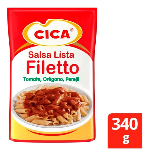 Salsa Lista Cica Sabor Filetto X 340 Gr