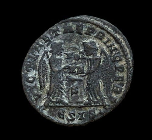 Moneda Imperio Romano Follis De Licinio I 319 D.c - Siscia