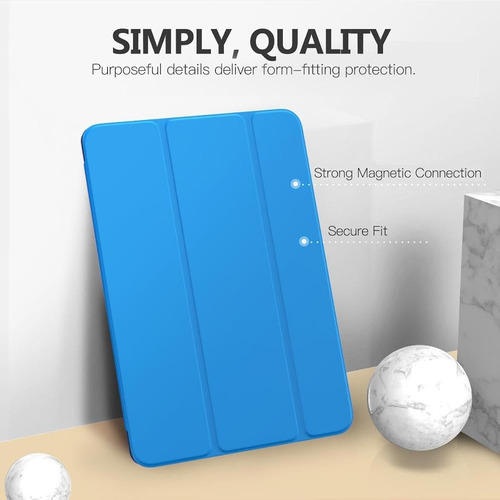 Funda Para iPad 10.2 iPad De 9ª Gen Delgada Azul