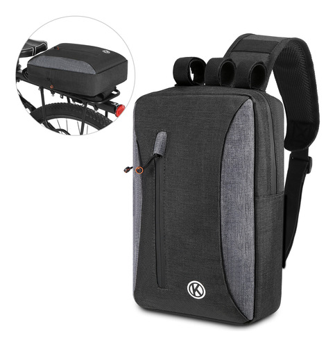 Bolsa De Bicicleta Bike Pannier Pannier Rear Carrier 2 En 1