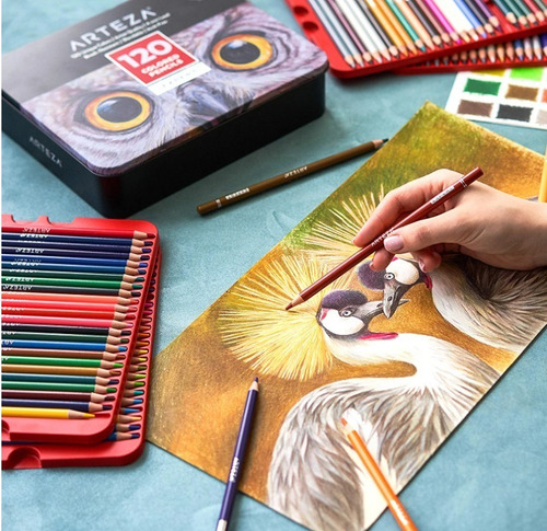 Lápices De Colores Arteza Para Colorear Adultos, 120 Colores