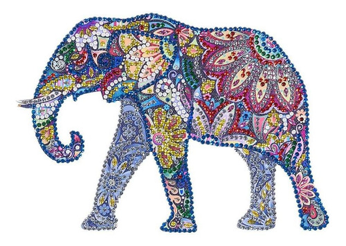 . Cristales Bordados Artes Kits Etiqueta De La Elefante 1