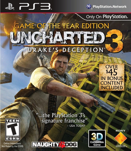 Uncharted 3: Drake's Deception Game Of The Year Ps3  Fisico