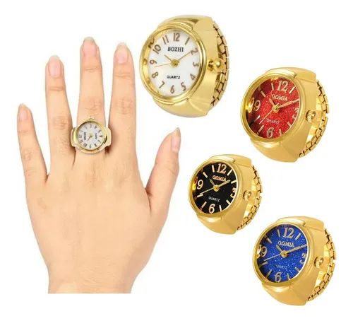 Anillo Reloj Para Mujer Con Diseño