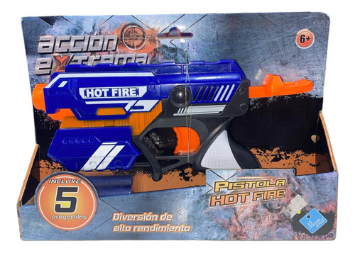 Pistola Hot Fire El Duende Azul + 5 Proyectiles