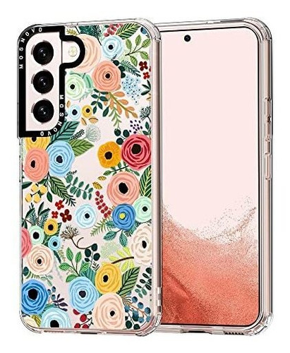 Mosnovo Galaxy S22 Case, Spring Wild Flowers Garden 56zja