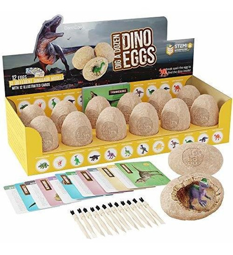 Huevos Sorpresa Dinosaurios Dig A Dozen Dino Egg Dig Kit