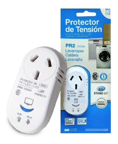 Protector De  Tension Lavarropa Lavavajilla Caldera  2200w.