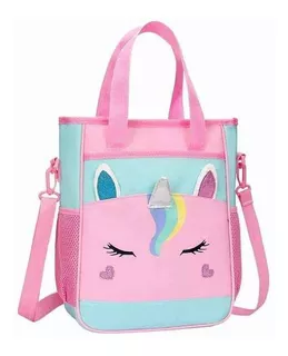 Bolso Escolar Morral De Unicornio Kawaii - Multiusos