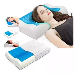 Almohada Ortopedica Viscoelastica Con Gel + Funda