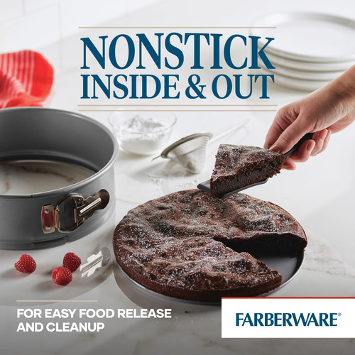 Molde Para Hornear Springform Farberware Bakeware, Redondo,