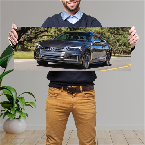 Cuadro 30x80cm Auto 2018 Audi S5 Coupe Us 64748 431