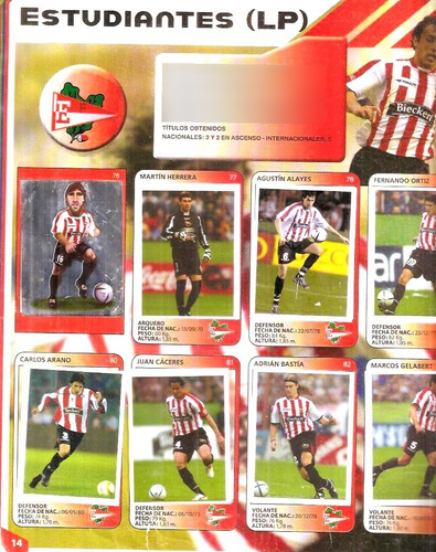Apertura 2005 Album Figuritas Excelente Estado Faltan Solo 6 (Usado)