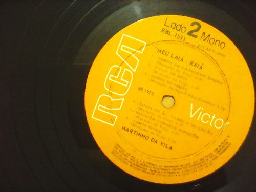 Martinho Da Vila - Meu Laiaraia - Lp 1970 Rca Excelente (Usado)