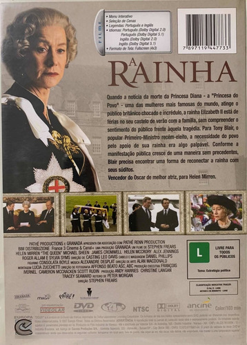 Imagem 2 de 4 de Dvd - Filme - A Rainha