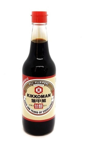 Salsa De Soja Kikkoman X 500 Ml. Origen Oriental.