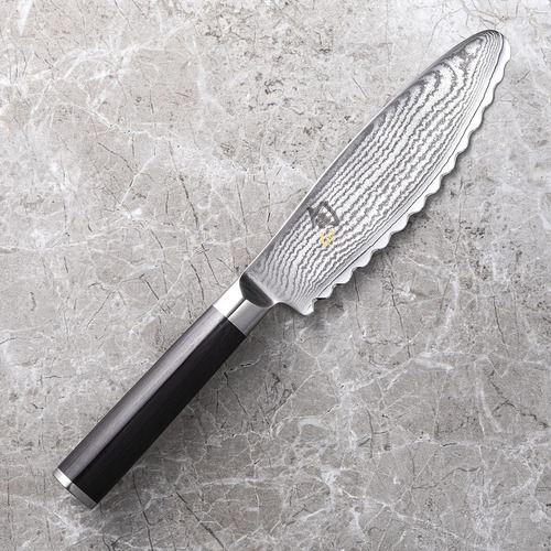Cuchillo Shun Premier Utility 6 Nucleo Vg-max Damasco Japon Plateado