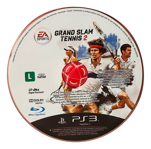 Jogo Grand Slam Tennis 2 Ps3 Mídia Física Original (Recondicionado)