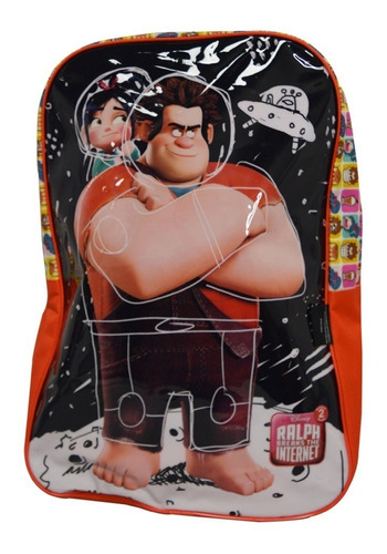 Mochila Ralph El Demoledor + Cartuchera Disney Original Mpuy