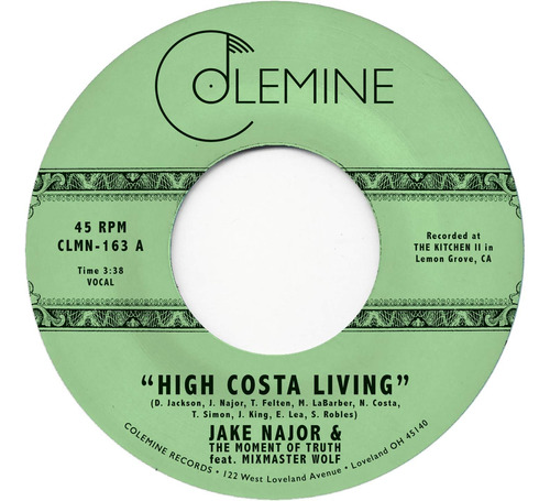 Vinilo: High Costa Living / Grab A Soda