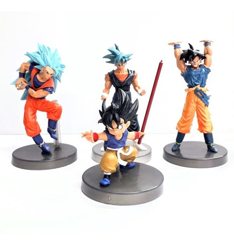 Dragon Ball Z Figuras De Colección X4 Muñecos Goku Vegeta | MercadoLibre